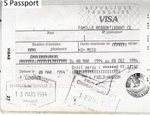 S Passport - First Wedding Anniversary in Paris