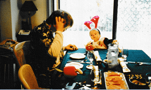 Bug and J Christmas 95